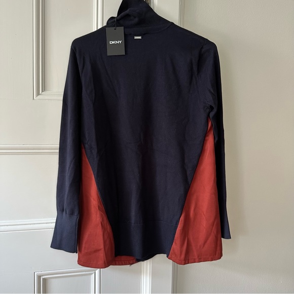 DKNY | Mixed Media Turtleneck Sweater - Picture 5 of 6